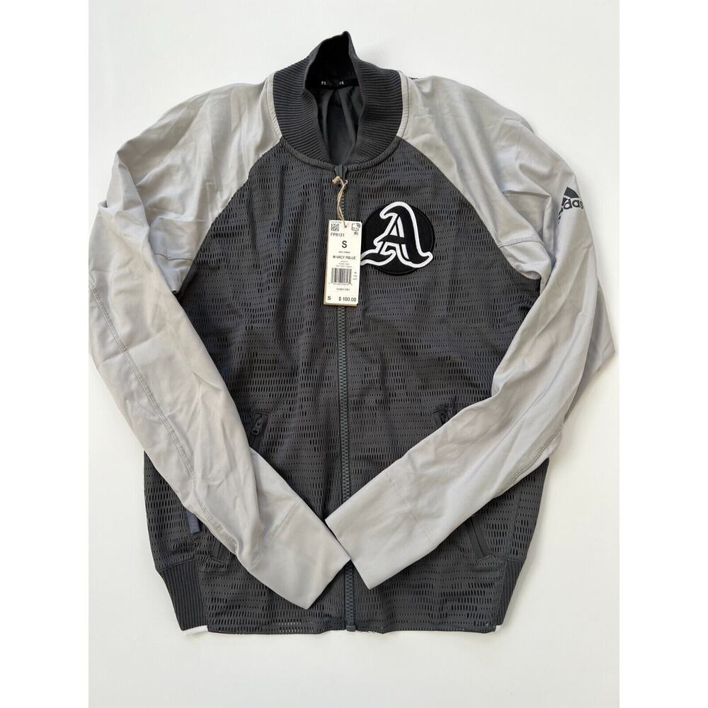 Adidas VRCT Primeblue Gray Jacket FP8121 Men’s Size S $100 NWT - Picture 6 of 9